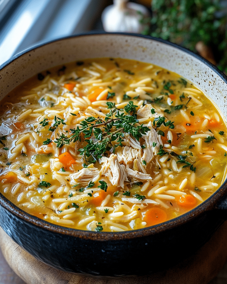 Hearty Chicken Orzo Soup: A Comforting Classic with a Zesty Twist