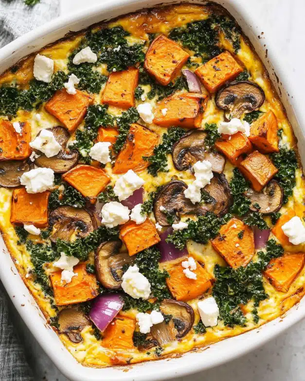 Roasted Sweet Potato and Kale Frittata with Feta: Your Next Go-To Wholesome Breakfast