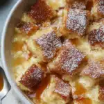 Decadent Creme Brûlée French Toast with Salted Caramel Sauce