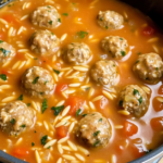 Creamy Chicken Meatball and Orzo Soup: Your New Favorite Comfort Meal