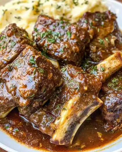 Tender Braised Beef Short Ribs with Herb-Infused Gravy You’ll Want to Make Again and Again