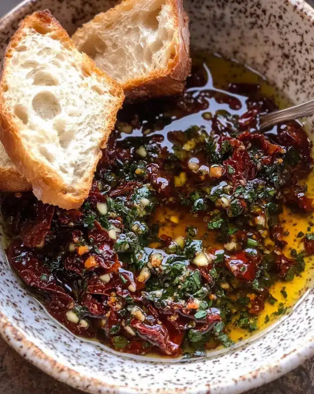 Savory Sun‑Dried Tomato and Parmesan Dipping Oil: Your New Favorite Appetizer Adventure