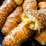 Buffalo Cheese-Stuffed Pretzels with Everything Bagel Seasoning: Your Ultimate Flavor Explosion