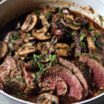 Tender Herb-Crusted Chuck Roast with Mushrooms — A Hearty, Comforting Classic