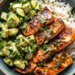 Chipotle Glazed Salmon Bowl with Avocado Feta Salad: Your Ultimate Flavor-Packed, Healthy Meal Solution