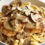 Creamy Mushroom Chicken with Garlic and Egg Noodles: Your New Favorite Comfort Meal