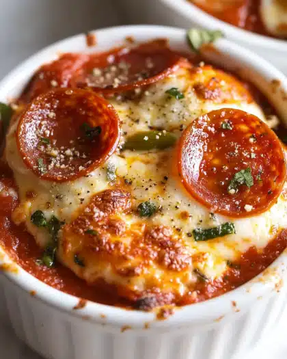 High-Protein Pizza Bowl Recipe – A Delicious Low-Carb Twist on Your Favorite Comfort Food