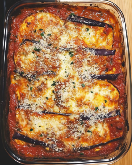 Baked Eggplant Parmesan with Mozzarella and Parmesan — A Delicious, Healthy Twist on a Classic