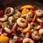 Flavorful Sautéed Calamari with Bell Peppers and Paprika