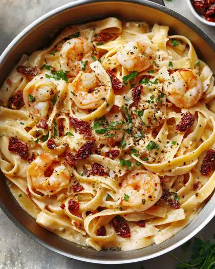 Creamy Shrimp and Sun-Dried Tomato Fettuccine Pasta: Your Ultimate Guide to a Luxuriously Simple Dinner