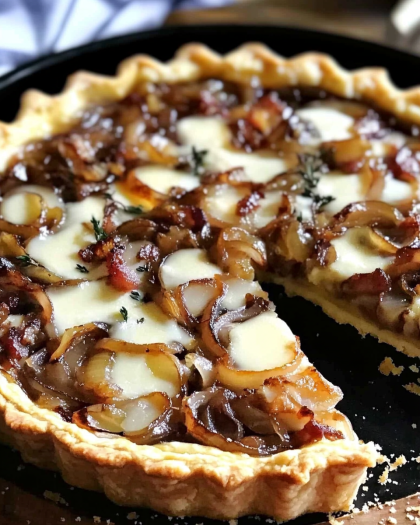 Savory Caramelized Onion and Gruyère Tart Recipe: A Perfect Blend of Richness and Comfort