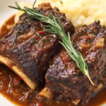 Tender Oven-Braised Short Ribs with Garlic and Rosemary: The Ultimate Comfort Food Recipe