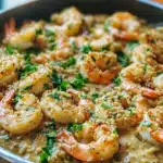 Shrimp in Almond & Garlic Sauce with Crispy Bread Crumbs: A Flavorful Seafood Delight