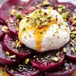 Vibrant Roasted Beet and Burrata Salad — A Delicious Harmony of Flavors and Textures