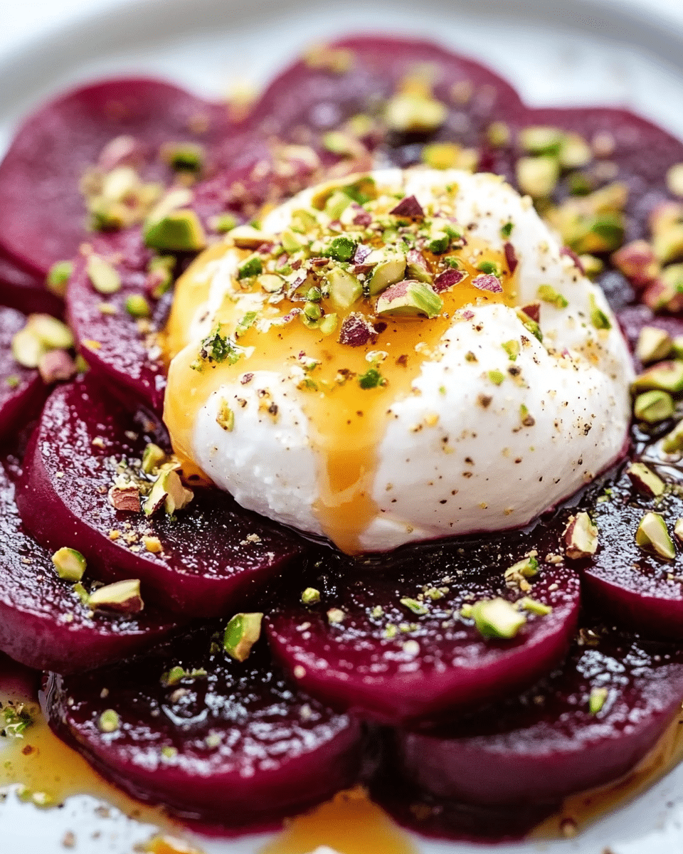 Vibrant Roasted Beet and Burrata Salad — A Delicious Harmony of Flavors and Textures
