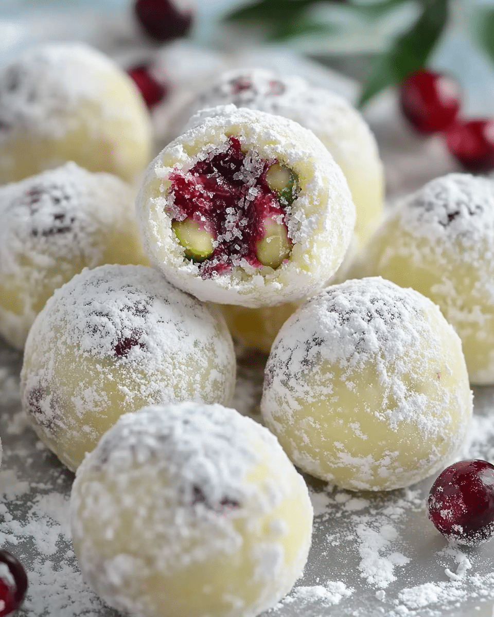 White Chocolate Cranberry Pistachio Truffles Recipe: A Decadent Holiday Treat