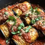 Baked Eggplant Roll-Ups with Ricotta & Tomato Sauce: A Deliciously Cheesy Comfort Food You’ll Love