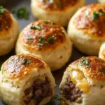 Cheesy Beef Biscuit Bombs: Blow Your Taste Buds Away with Every Bite