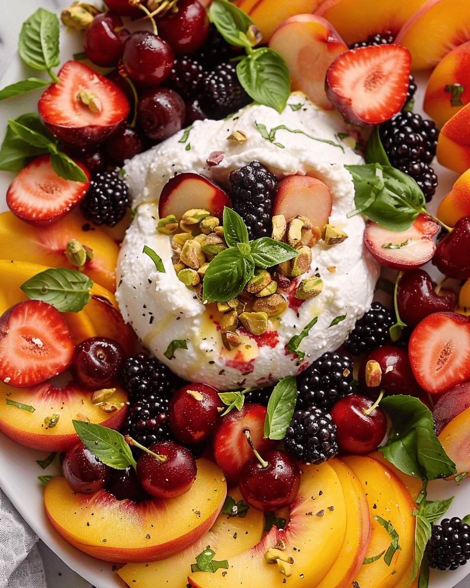 Summer Fruit Burrata Salad – A Fresh, Flavor-Packed Seasonal Delight