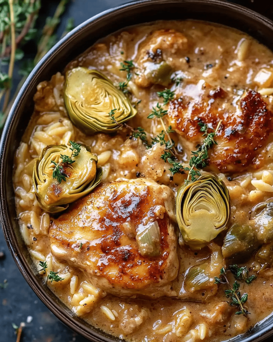Creamy Chicken with Artichokes and Orzo: A One-Pan Comfort Food You'll Make Again and Again