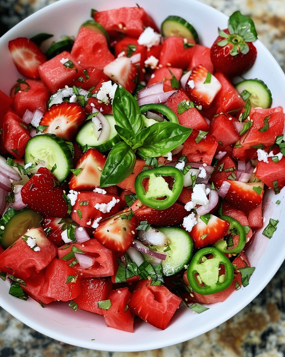 Spicy Strawberry Watermelon Salad: Your Ultimate Guide to a Refreshing Summer Delight