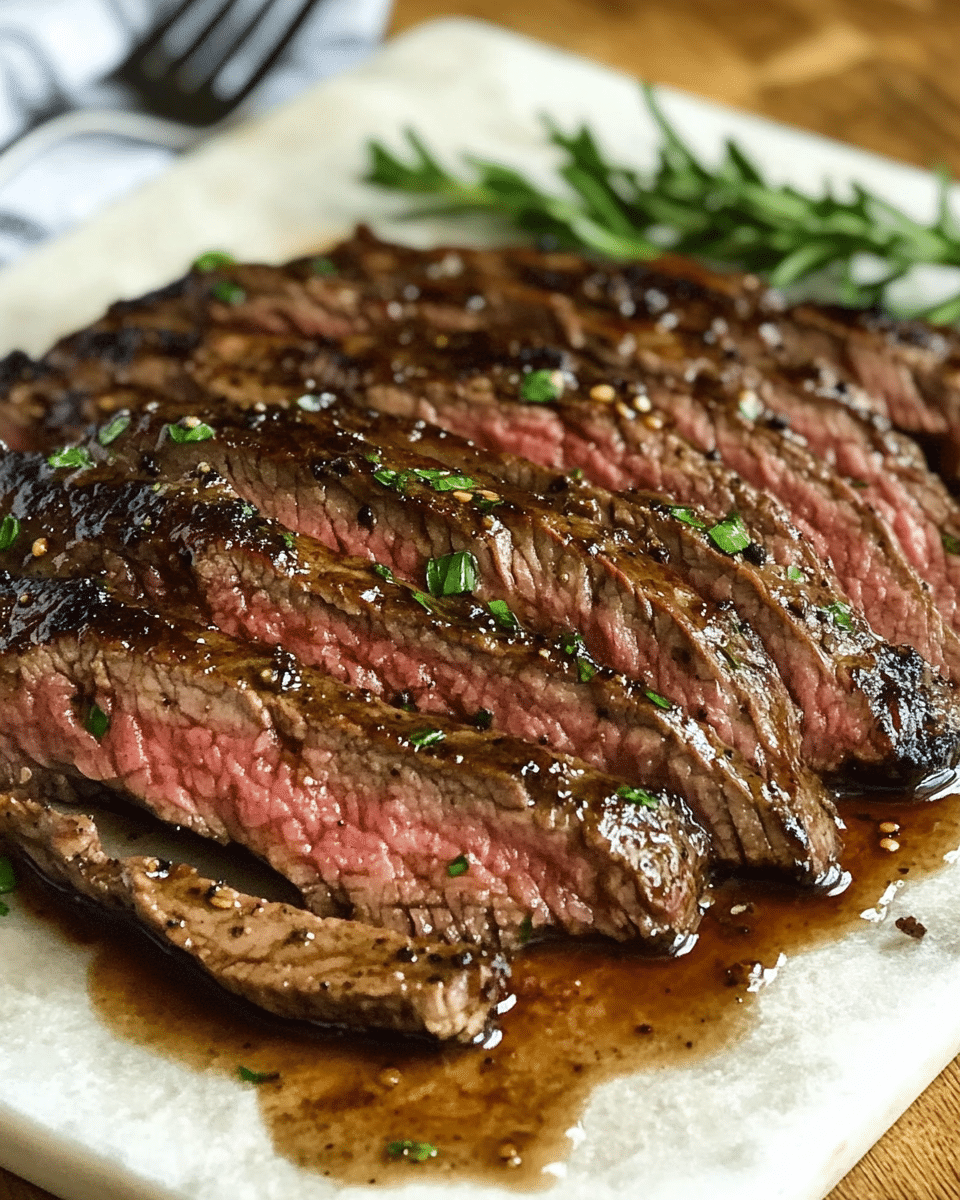 Grilled Flank Steak with Balsamic Soy Marinade: A Flavorful Journey