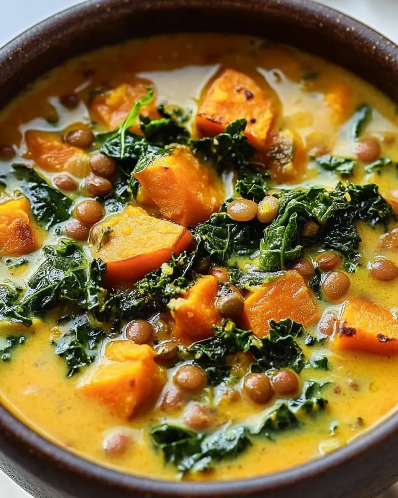 Cozy Sweet Potato & Lentil Stew with Kale & Coconut Milk: Your Ultimate Comfort Food Recipe