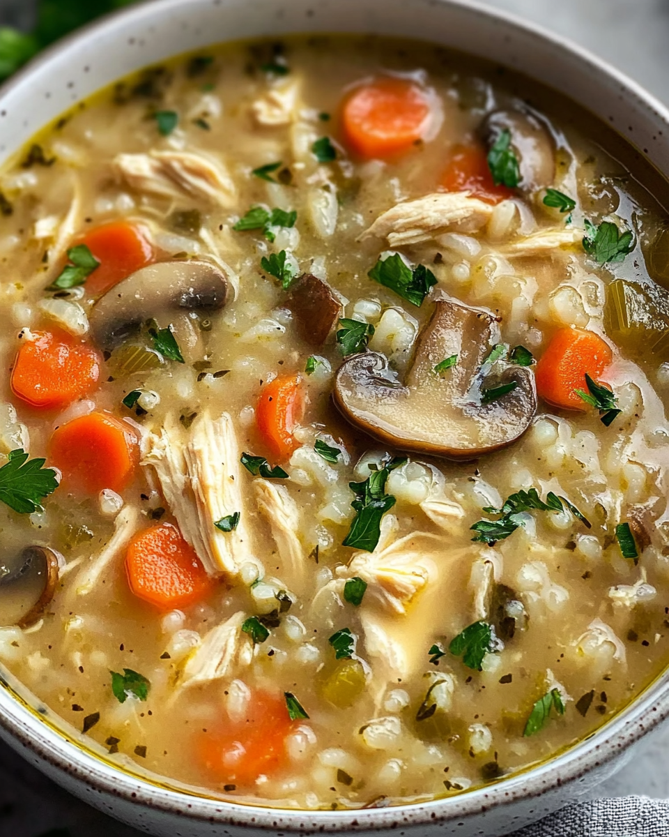 Creamy Chicken and Rice Soup: The Comforting Bowl You’ll Crave All Year