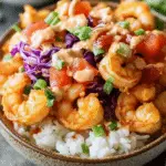 Crispy Bang Bang Shrimp Rice Bowls with a Zesty Sauce