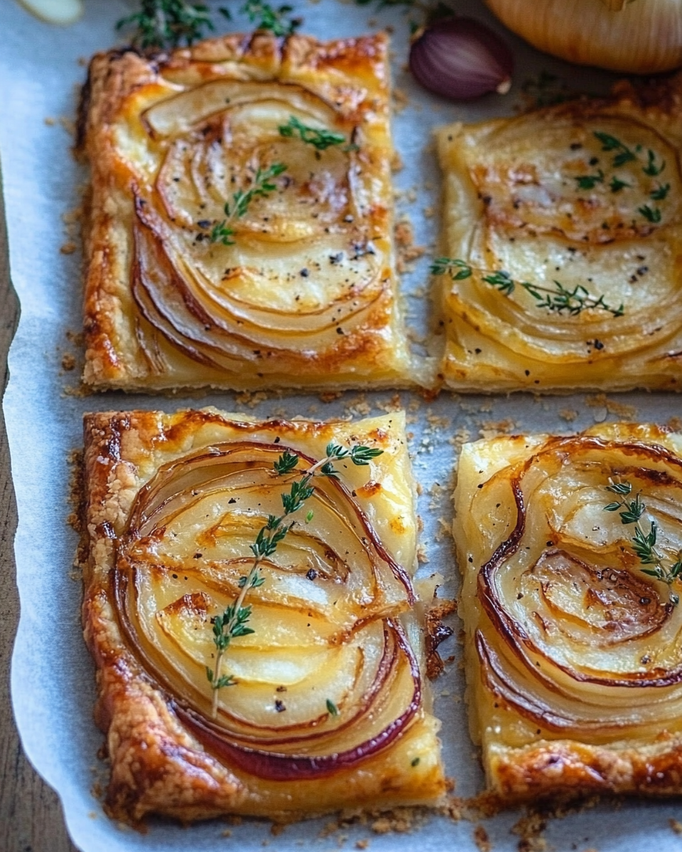 Golden Sweet Onion Tart with Gruyere and Herbs — A Flavorful, Elegant Recipe You’ll Love