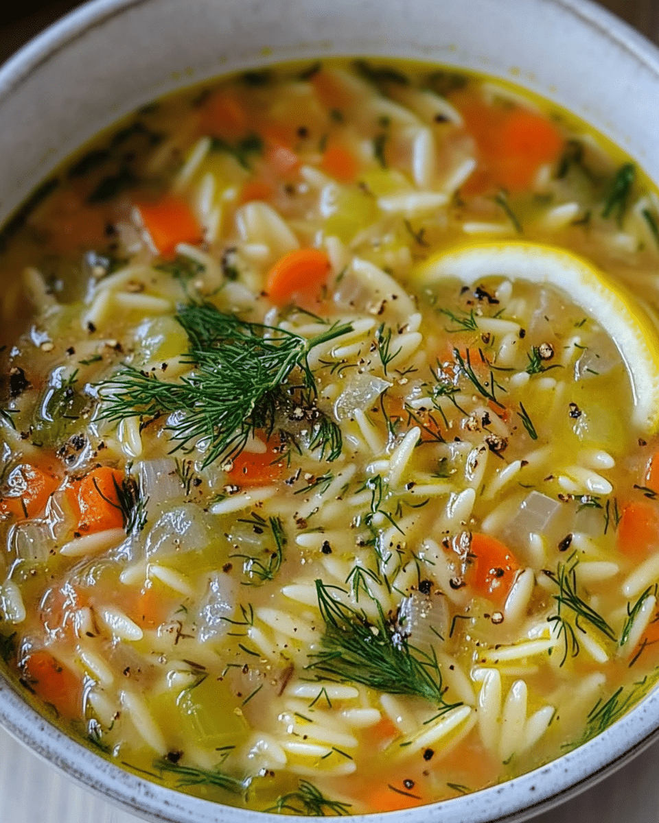Orzo and Vegetable Soup with Lemon and Dill: Your Ultimate Comfort Food Recipe