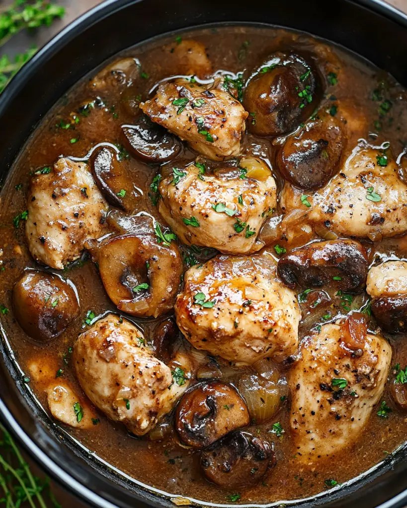 Slow Cooker Chicken Marsala — A Deliciously Easy Comfort Meal
