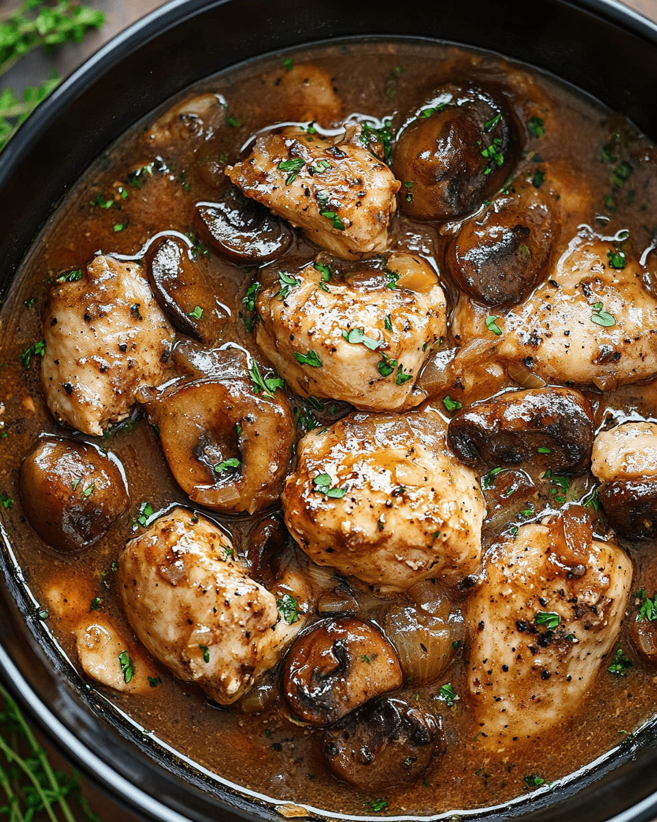 Slow Cooker Chicken Marsala — A Deliciously Easy Comfort Meal
