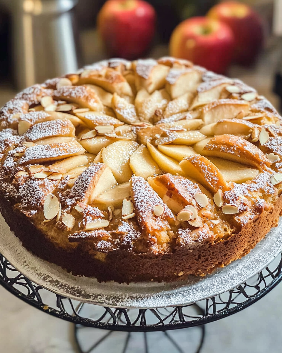 Simple Apple Almond Cake Recipe: Moist, Fragrant & Easy to Make