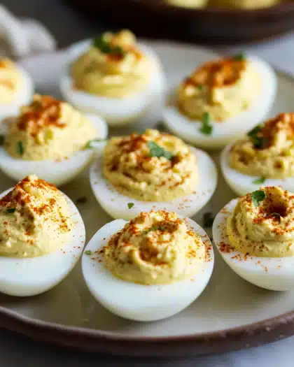 Classic Deviled Eggs – Easy Protein-Packed Appetizer for Any Occasion
