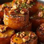 Roasted Sweet Fondant Potatoes with Maple Pecan Glaze – A Perfectly Sweet and Savory Side Dish