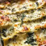 Creamy Spinach and Ricotta Lasagna with Herb-Infused Cheese Sauce Recipe
