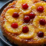 Classic Pineapple Upside-Down Cake with Cherries: A Timeless Holiday Dessert to Savor