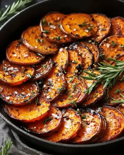 Crispy Herb-Infused Sweet Potato Skillet: A Rustic Side Dish You'll Crave Again and Again