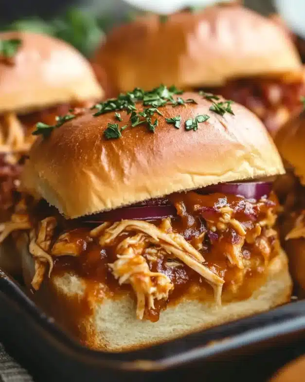 Cheesy BBQ Chicken Bacon Sliders: The Ultimate Game Day Crowd-Pleaser