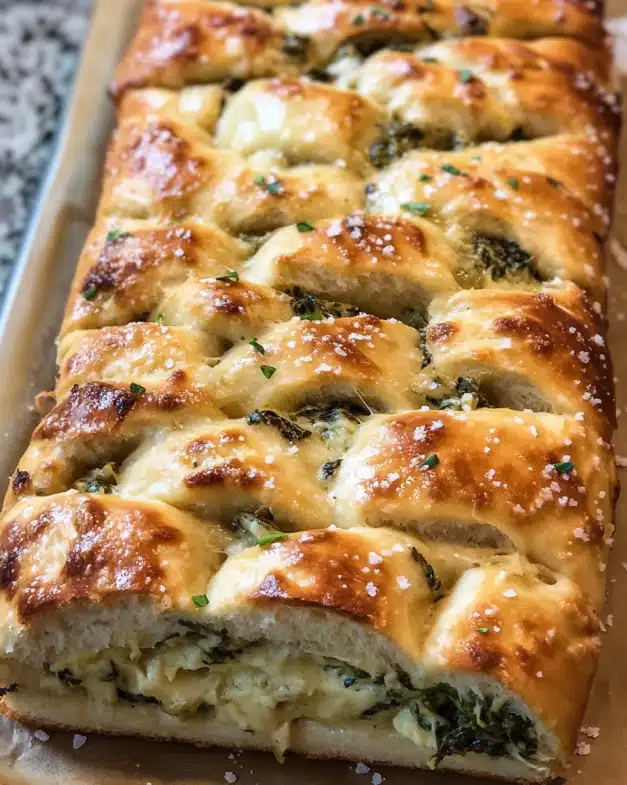 Spinach Artichoke Pull-Apart Pretzel Bread: The Ultimate Comfort Snack