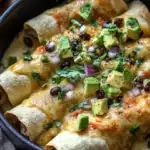 Smoky Black Bean Enchiladas with Creamy Pumpkin Seed Sauce: A Comforting Plant-Based Favorite