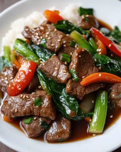 Beef Stir Fry with Vegetables in Savory Sauce: A Quick & Flavorful Dinner You Can Master Tonight