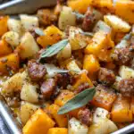 Savory Butternut Squash and Apple Sausage Casserole Recipe — A Perfect Fall Comfort Dish