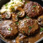 Classic Homemade Salisbury Steak with Mushroom Gravy