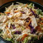 Refreshing Asian-Inspired Shredded Cabbage Salad with Sesame Dressing
