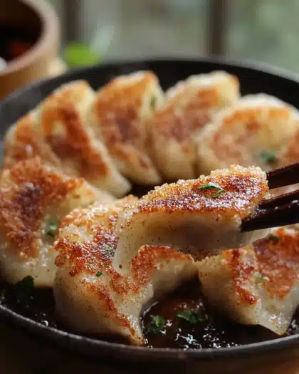 Crispy Dumpling Skirt Recipe for Perfect Pan-Fried Dumplings