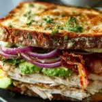 Ultimate Turkey and Bacon Sandwich with Spicy Mayo and Avocado: A Flavor Explosion You’ll Love