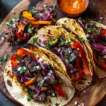 Roasted Veggie and Skirt Steak Tacos with Chipotle Sauce — A Flavor-Packed Feast You’ll Crave