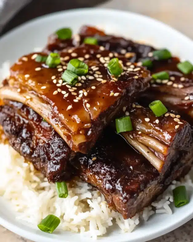 Slow Cooker Korean-Style Beef Short Ribs: Tender, Flavorful, and Effortless